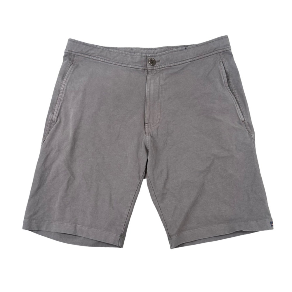 Good Man Brand Flex Pro Jersey Tulum Shorts Mens Medium 9" Grey Stretch Spandex